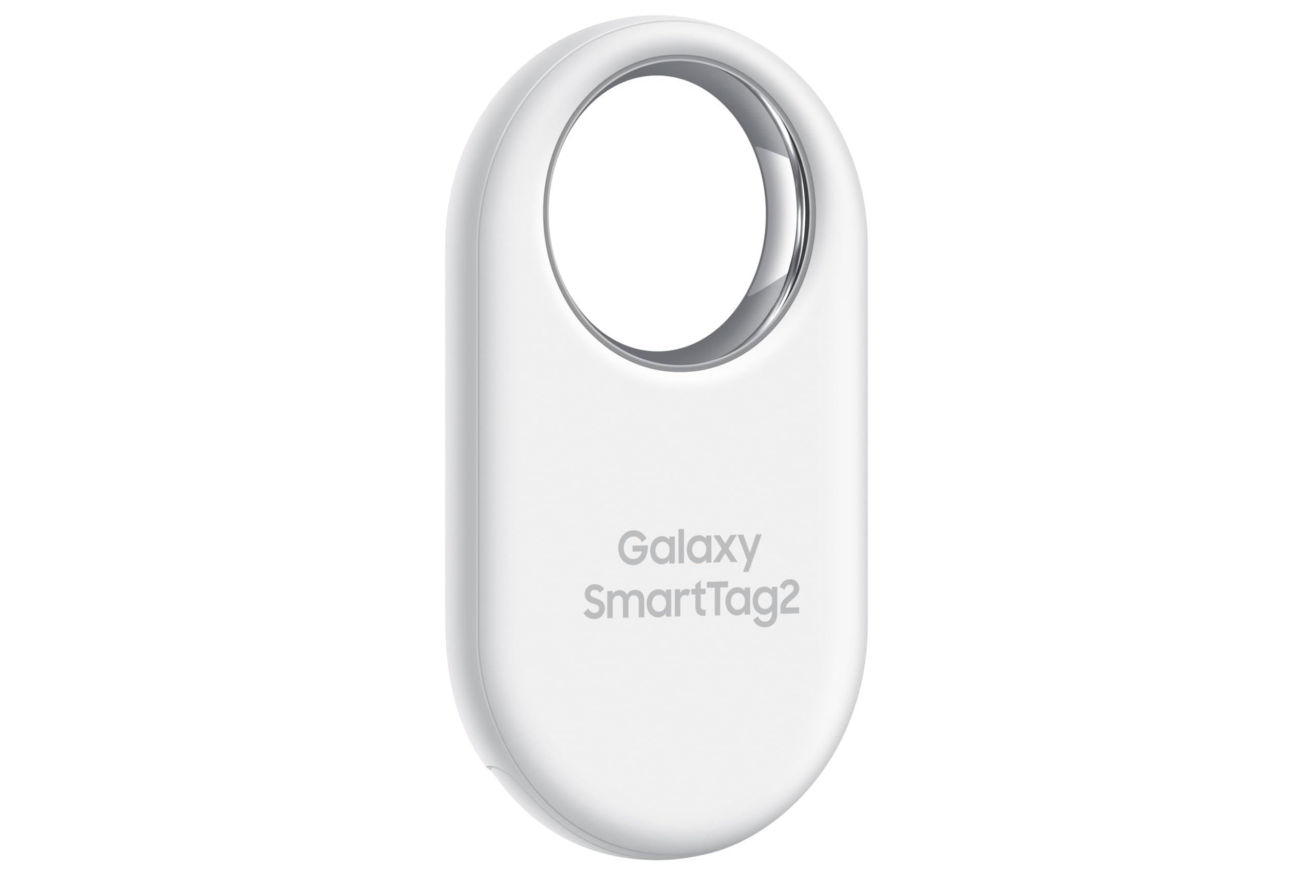 Samsung Galaxy SmartTag2 Bluetooth Tracker, SmartThings Find Compatible Item Locator with 500-Day Battery & Waterproof Design – White