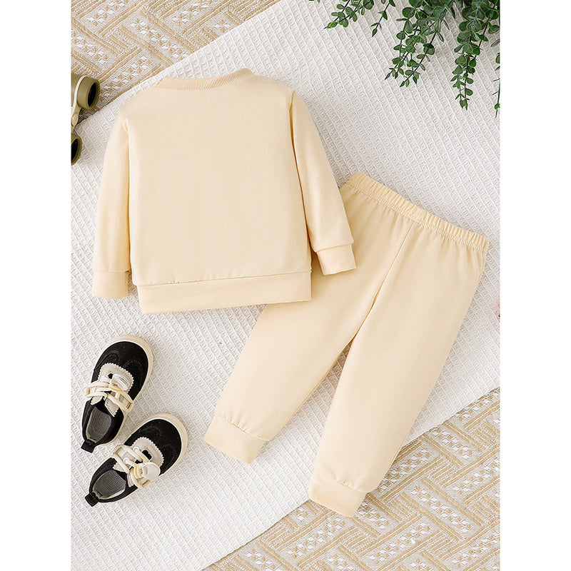 Baby Girls Christmas Outfit 2-Piece Set – Merry Christmas Sweatshirt & Pants