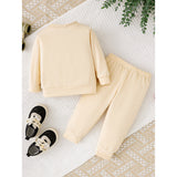 Baby Girls Christmas Outfit 2-Piece Set – Merry Christmas Sweatshirt & Pants