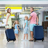 3-Piece ABS+PC Expandable Suitcase Set