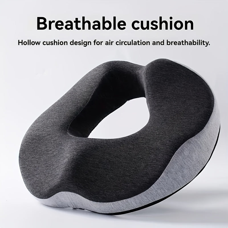 Pressure-Relieving Memory Foam Seat Cushion – Ultra-Dense Ergonomic Support for Office, Car & Wheelchair 🛋️