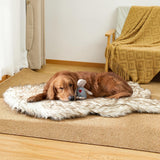 Luxury Faux Fur Dog Bed – 5" Thick Super Soft Memory Foam with Removable Cover for Ultimate Comfort