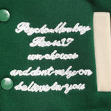 Toddler Kids Girls & Boys Embroidery Letters Print Jacket – Baseball Collar Casual Sports Coat