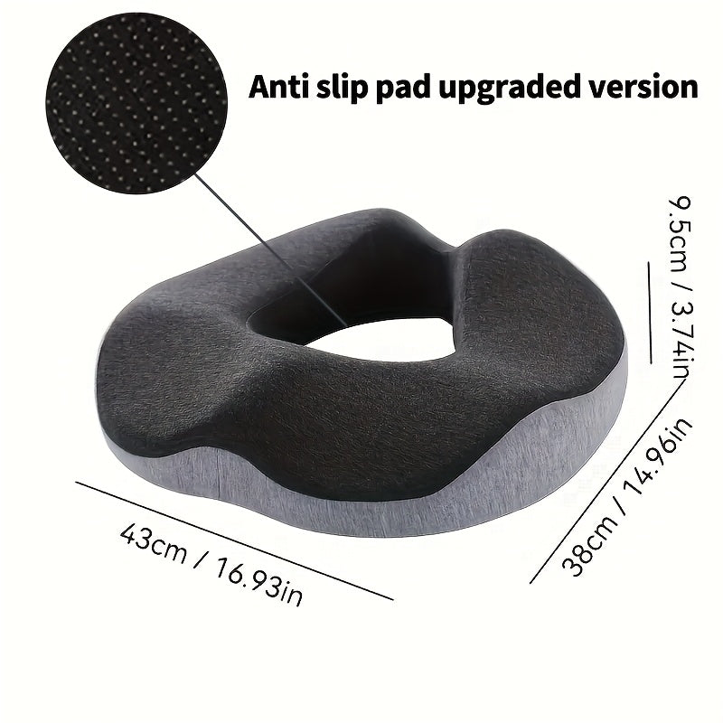 Pressure-Relieving Memory Foam Seat Cushion – Ultra-Dense Ergonomic Support for Office, Car & Wheelchair 🛋️