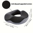 Pressure-Relieving Memory Foam Seat Cushion – Ultra-Dense Ergonomic Support for Office, Car & Wheelchair 🛋️