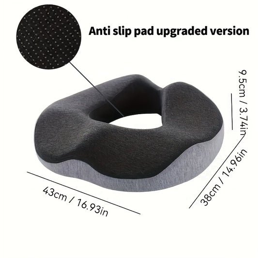 Pressure-Relieving Memory Foam Seat Cushion – Ultra-Dense Ergonomic Support for Office, Car & Wheelchair 🛋️