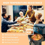 200-Pack Air Fryer Disposable Paper Liners – 6.3" Round, Non-Stick, Oil-Proof, Heat Resistant Parchment Papers