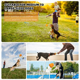 Prokel Dog Rope & Fetch Exercise Toy – Indestructible Tug-of-War Ball for Medium & Large Aggressive Chewers, Indoor & Outdoor