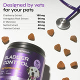 Dog UTI Treatment Cranberry Chews – Bladder Control & Kidney Support with D-Mannose