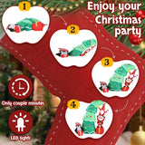 6-Ft Inflatable Christmas Tree with Elf & Santa – Lighted Outdoor Holiday Decoration