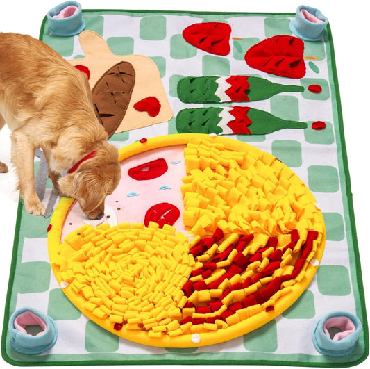 Mewoofun Washable Snuffle Mat – Slow Feeder Puzzle Mat for Dogs, Mental Stimulation & Scent Training Toy
