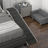 Dog Bed Ramp – Wooden Pet Ramp with Non-Slip Carpet Surface & Top Platform, Ideal for Small & Senior Dogs