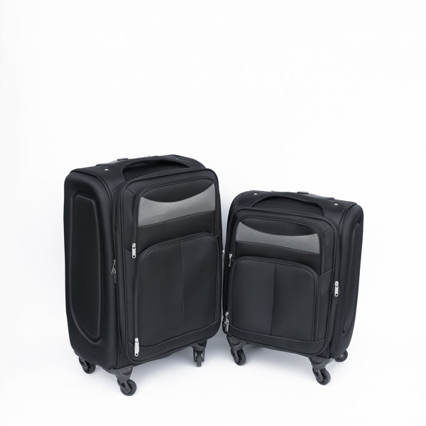 Oxford Cloth Trolley Suitcase – Lightweight Soft-Sided Luggage with Spinner Wheels & TSA Lock (20/24/28 Inches)