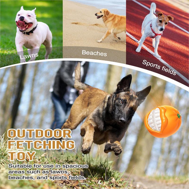 Prokel Dog Squeak Chew Toy – Tough Ball for Medium & Large Aggressive Chewers, Indestructible Squeaky Training & Fetch Toy