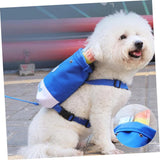 Pet Self Backpack Rucksack – Hands-Free Outdoor Dog Vest-Style Carrier, Polyester, Adjustable Travel Runner