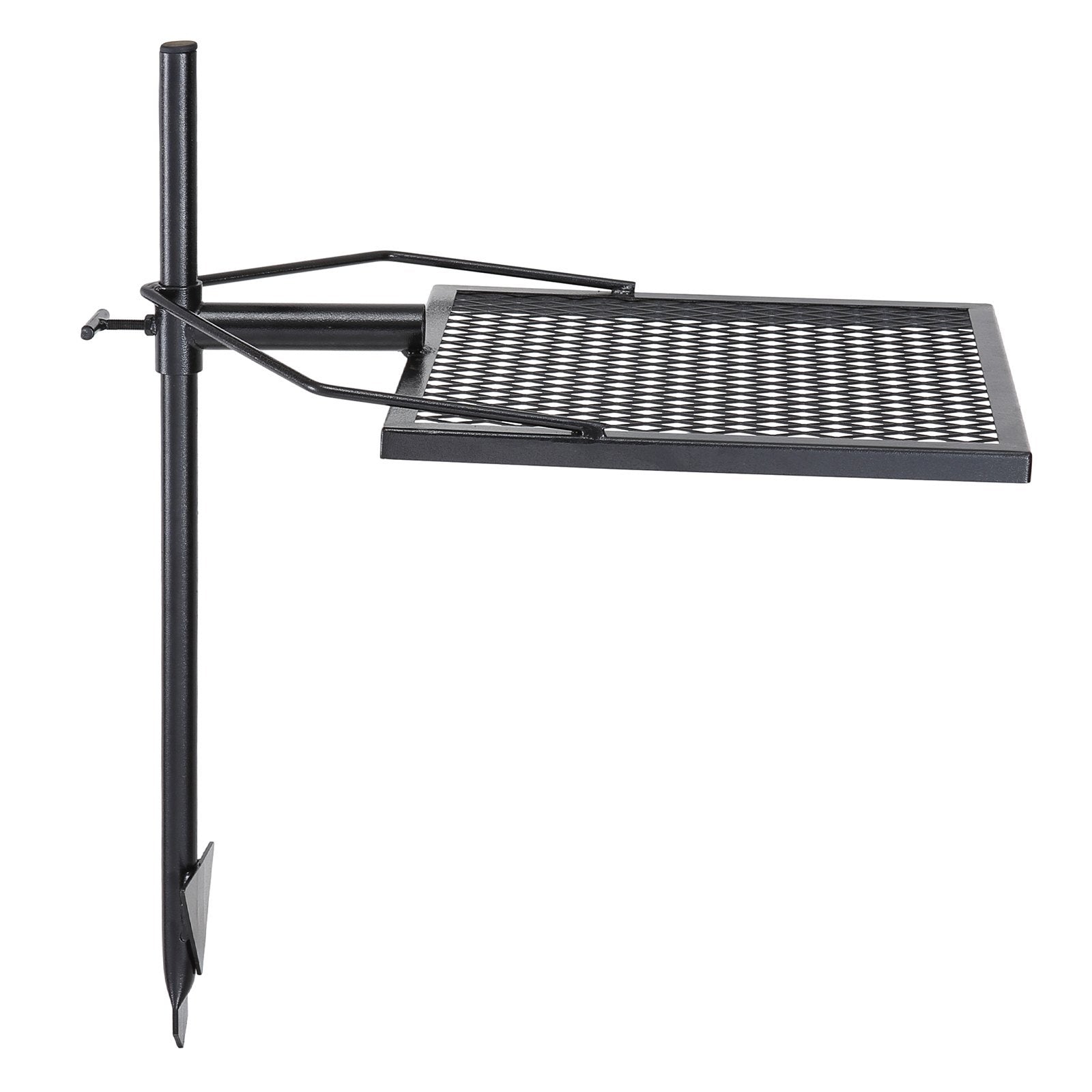 VEVOR Swivel Campfire Grill 🍖 Heavy Duty Steel Fire Pit Grate – 360° Adjustable Outdoor BBQ & Camping Cooking Rack