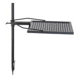 VEVOR Swivel Campfire Grill 🍖 Heavy Duty Steel Fire Pit Grate – 360° Adjustable Outdoor BBQ & Camping Cooking Rack
