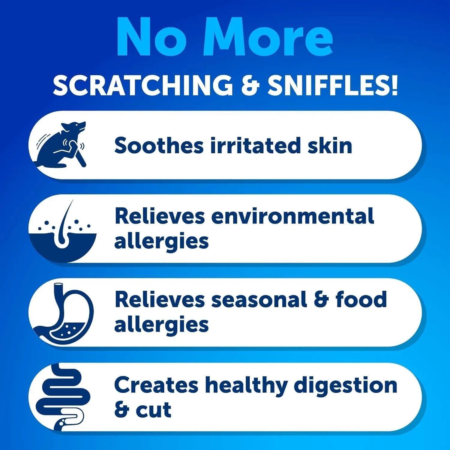 Dog Allergy Relief Chews – Fish Oil Supplements for Itchy Skin, Hot Spots & Seasonal Allergy Support