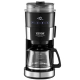 Vevor 10-Cup Drip Coffee Maker ☕ Programmable Coffee Machine with 3 Brew Strength Control – Home & Office