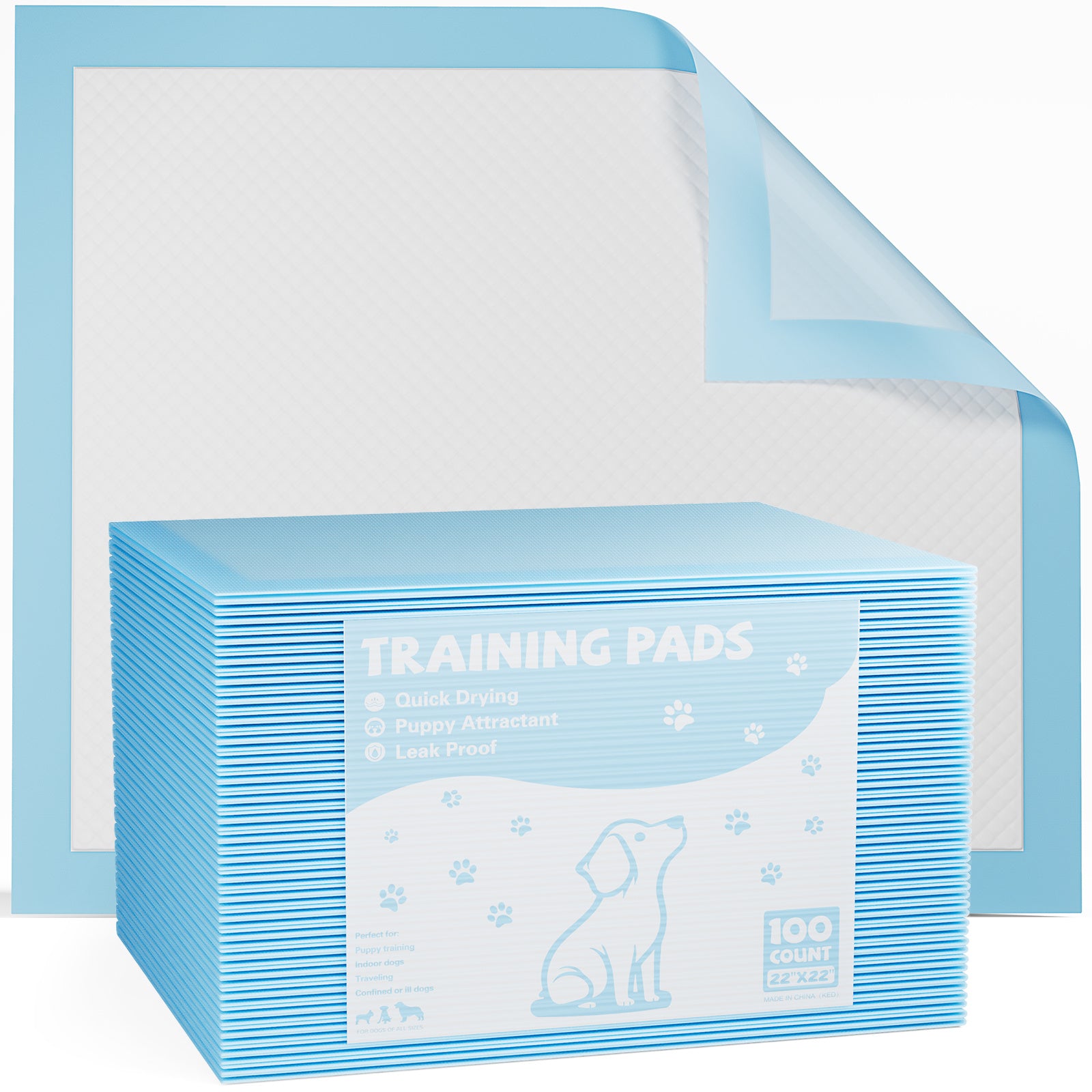 Leak-Proof Quick-Dry Disposable Puppy Pads – Super Absorbent Training Pads for Dogs