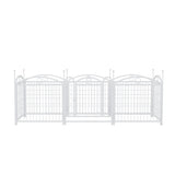 24-Inch Indoor Dog Playpen – 8-Panel Foldable Metal Pet Exercise Pen for Puppies & Small Dogs