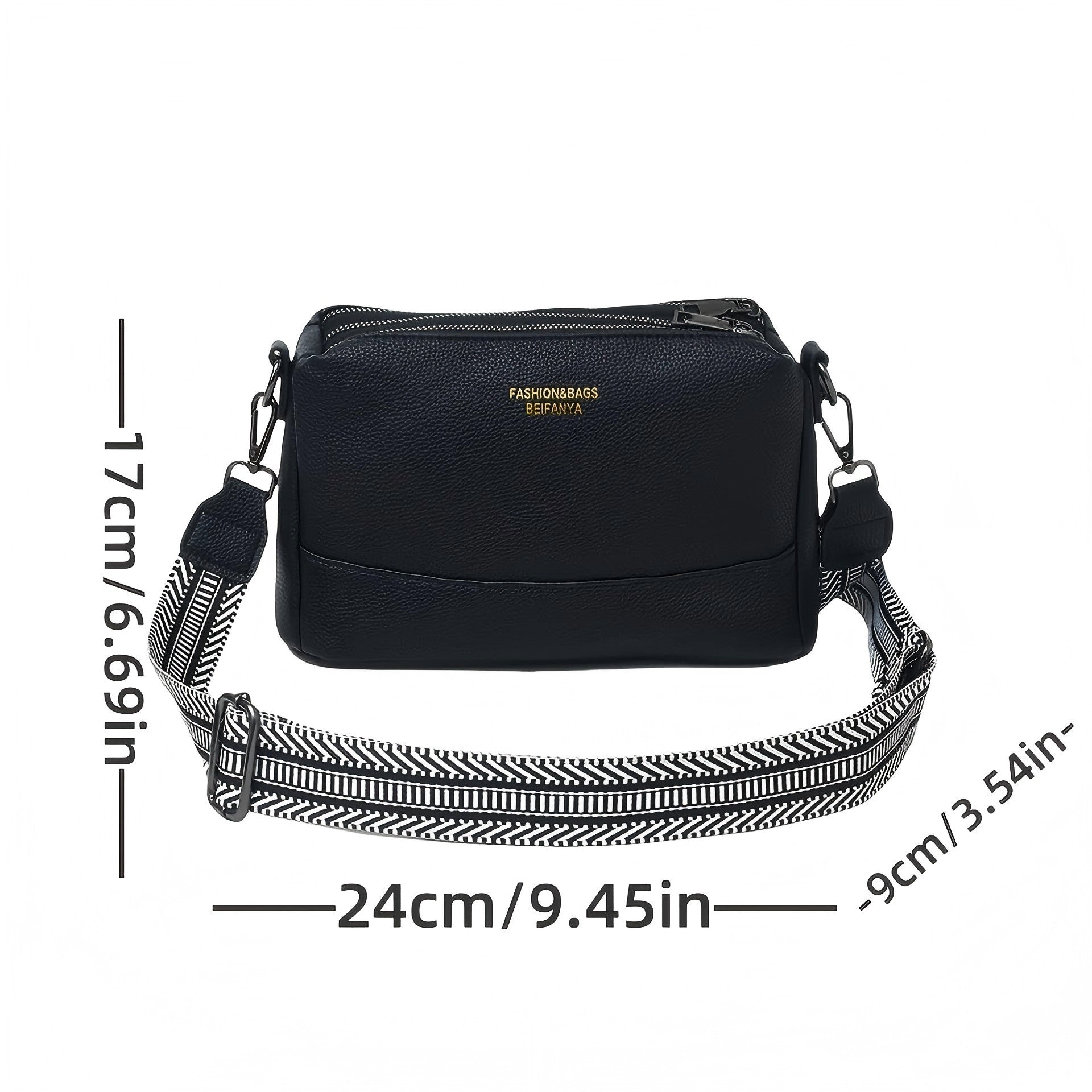 Fashionable Multi-Functional PU Crossbody Bag 🎒 Casual Shoulder Bag for Work, Travel & Daily Commuting