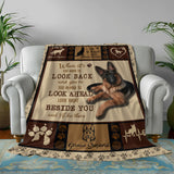 German Shepherd Dog Flannel Fleece Throw Blanket – Soft & Lightweight 50×60 in, Cozy Bed, Couch & Travel Blanket