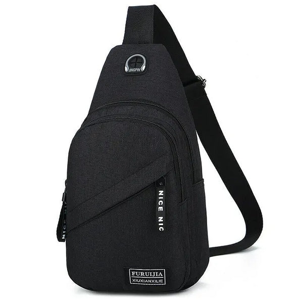 Unisex Sling Bag 🎒 Chest & Fanny Pack – Travel Crossbody Sports Shoulder Backpack