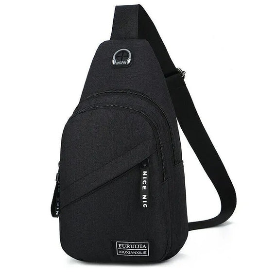 Unisex Sling Bag 🎒 Chest & Fanny Pack – Travel Crossbody Sports Shoulder Backpack