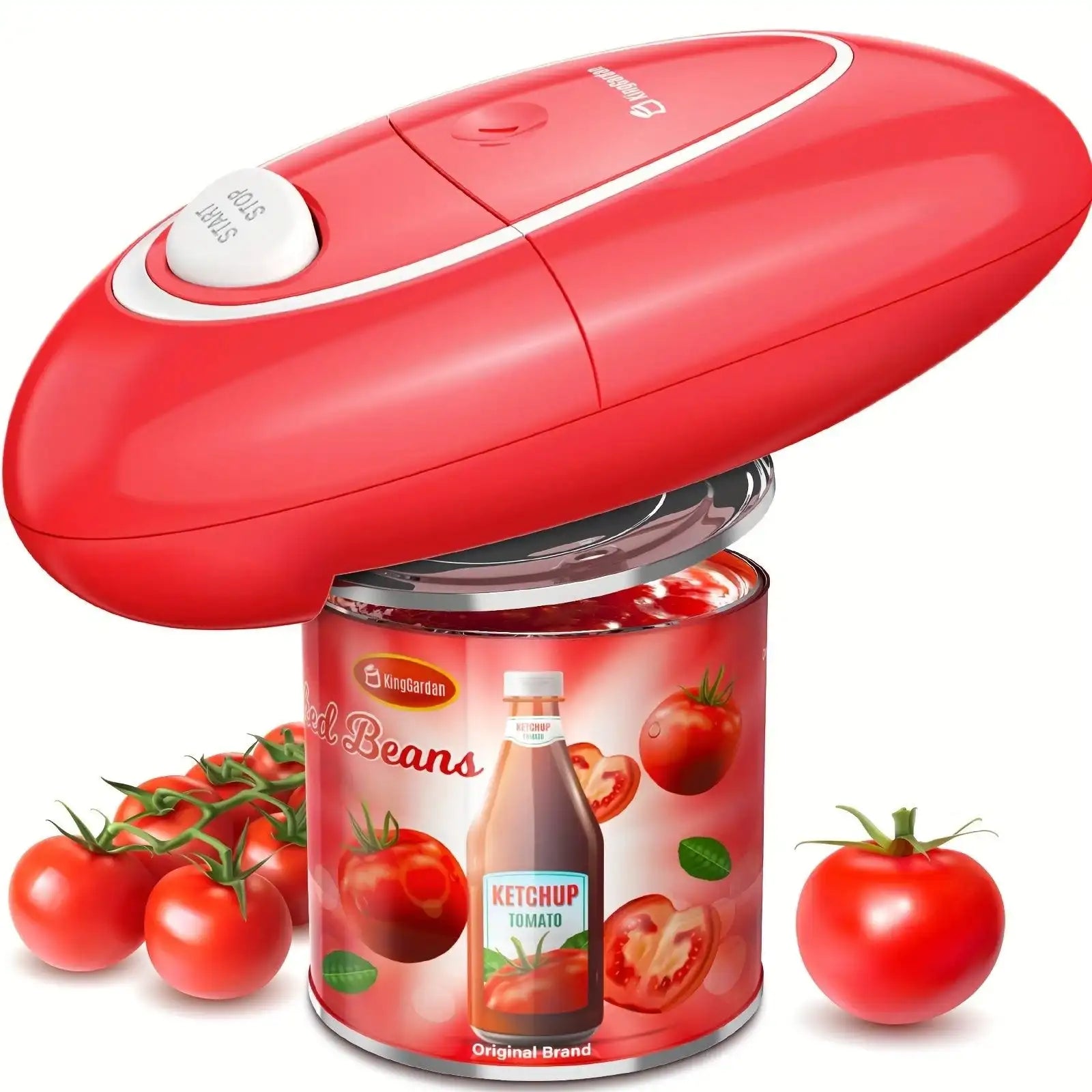 [Electric Can Opener] Hand-Free Electric Can Opener - Easy Open Any Can Sizes with Smooth Edge - Food-Safe Portable Battery Operated - PulinGO