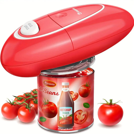 [Electric Can Opener] Hand-Free Electric Can Opener - Easy Open Any Can Sizes with Smooth Edge - Food-Safe Portable Battery Operated - PulinGO