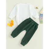 Toddler Baby Boy Mama’s Boy Print Sweatshirt & Pants – 2PCS Casual Outfit Set