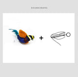 Cute Bird Design Cat Teaser Toy – Simulation Parrot Interactive Cat Toy with Catnip, Fun Playtime & Exercise for Cats