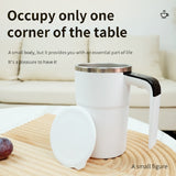 Automatic Self-Stirring Stainless Steel Coffee Cup – Smart Mug with Lid, LED Temperature Display, Rechargeable