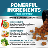 No Poo Chews for Dogs – Stop Poop Eating Behavior with Probiotics, Digestive Enzymes & Bad Breath Support