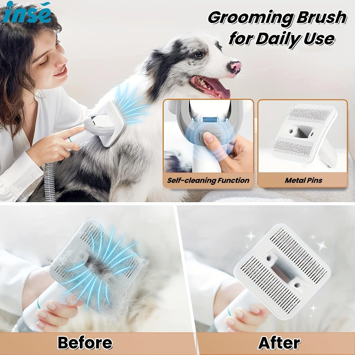 5-in-1 Pet Shaver – Grooming Tool for Cats & Dogs, Hair Cleaning & Trimming - PulinGO
