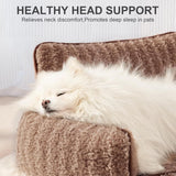 Mewoo Orthopedic Cat Couch – 26"x19"x11.8" Indoor Pet Bed with Washable Cover & Non-Slip Bottom for Cats & Small Dogs