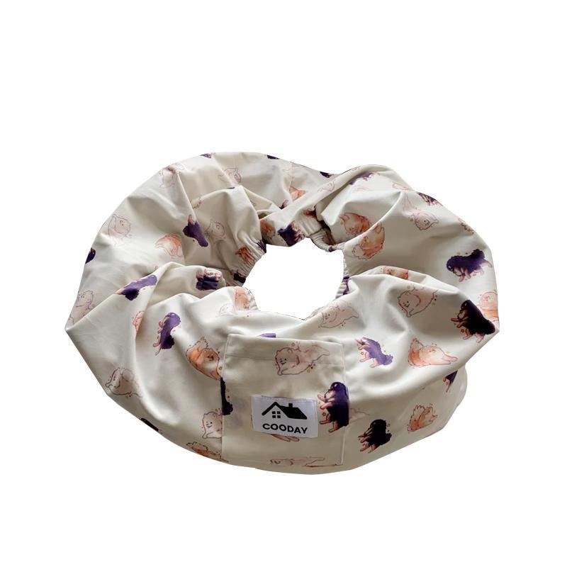 Hands-Free Pet Cuddle Carrier Sling – Reversible Comfort for Small & Medium Pets, Pocket Included, Everyday Cozy