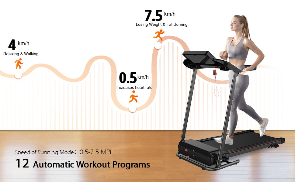 Foldable Electric Treadmill with Tilt | Compact Jogging & Walking Machine for Home & Office 🏃‍♂️🔥