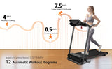 Foldable Electric Treadmill with Tilt | Compact Jogging & Walking Machine for Home & Office 🏃‍♂️🔥