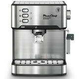 Professional 20-Bar Espresso Machine with Milk Frother & Pressure Gauge