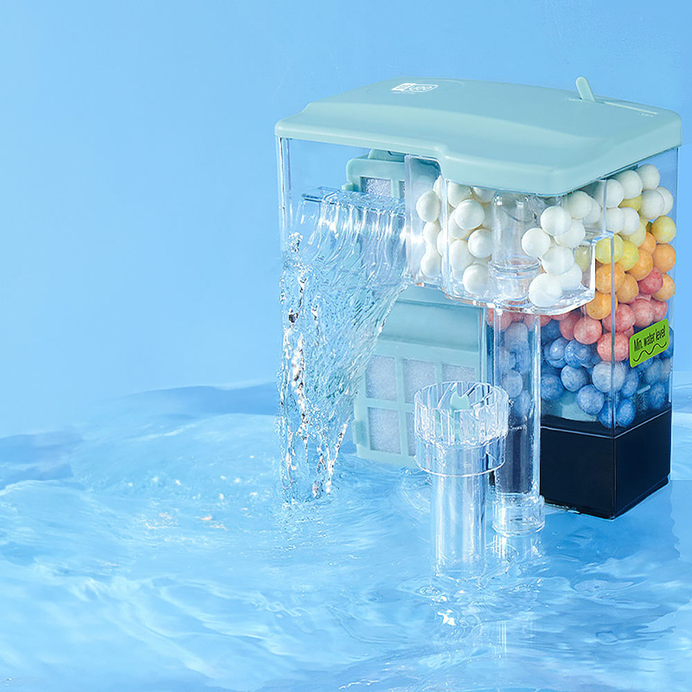 Nepall Circulating Water Purification Filter – External Waterfall Aquarium Filter with Large Capacity Filter Box