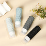 Silevoler TSA Approved Travel Bottles Set – Leakproof 3oz Silicone Toiletry Containers with Clear Travel Bag