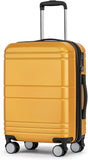 Rose Gold 20-Inch Expandable Hardshell Carry-On with TSA Lock