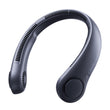 JISULIFE Wearable Bladeless Neck Fan – Hands-Free Cooling with 5 Speeds & Long Battery (Dark Blue)