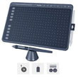 Huion HS611 Graphics Drawing Tablet with Multimedia Keys & Battery-Free Stylus (Space Grey)