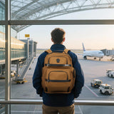 Welkinland 24-Hour Executive Business Backpack with Toiletry Bag – 28L Carry-On Laptop Backpack for 16″ Devices