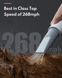 Ultra Quiet Professional Pet Dryer with Negative Ion Technology, Adjustable Wind Speeds, Smart Temperature Control, and Multiple Nozzles