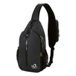Waterfly Crossbody Sling Backpack – Travel & Hiking Chest Bag, Black