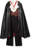 Kids Transylvanian Vampire Costume – Classic Dracula Outfit with Cape, Vest & Medallion